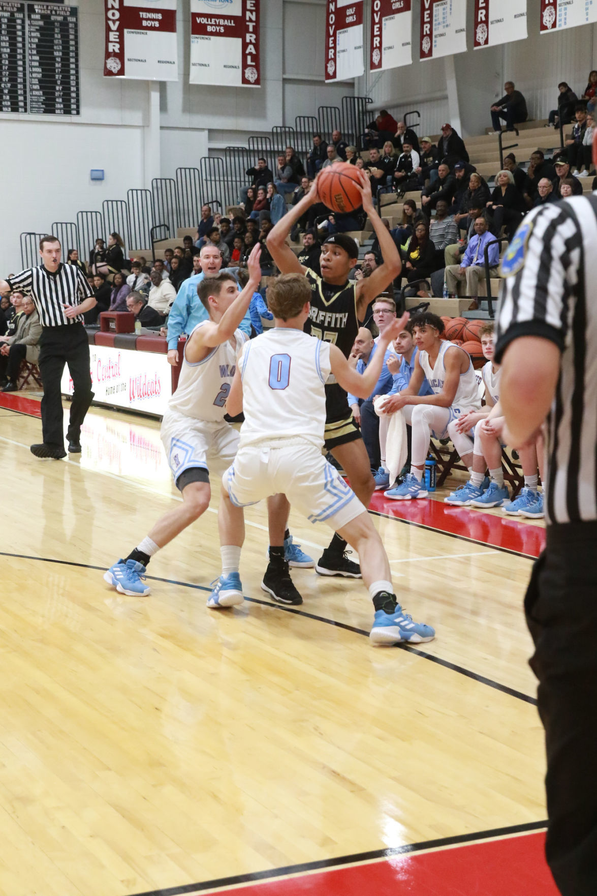 Gallery: Boys basketball - Griffith at Hanover Central
